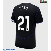 Camisa de Futebol Chelsea Jorrel Hato #21 Equipamento Alternativo 2025-26 Manga Curta